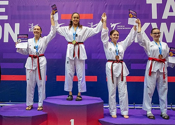 La castiglionese Chiara Ceccherini vice-campionessa italiana di taekwondo