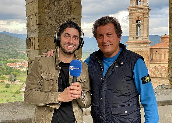 RAI RADIO 1 fa tappa a Castiglion Fiorentino con Ivan Cardia