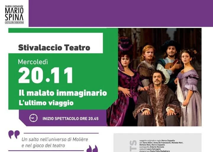 "Il Malato Immaginario" apre la nuova stagione del Teatro Mario Spina